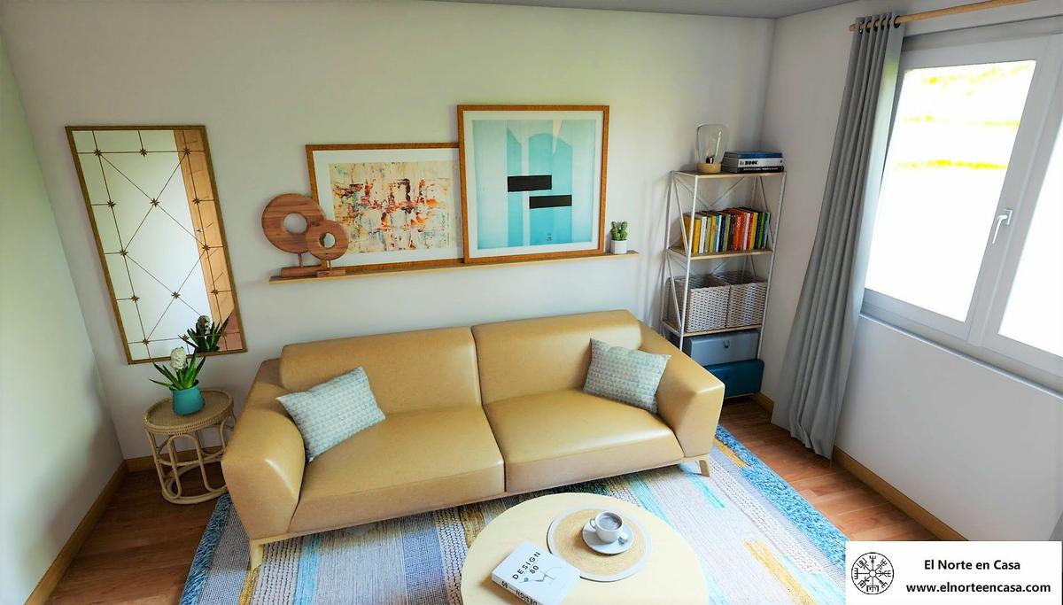 Salón inspirado en el oeste americano