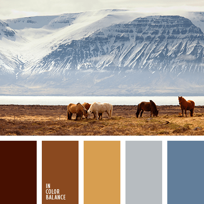 paleta de colores lejano oeste