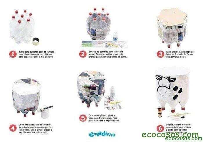 Ideas para reciclar botellas de plástico 10