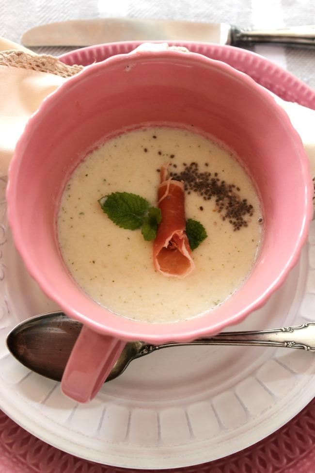 Receta fresca para este verano: SOPA DE MELÓN