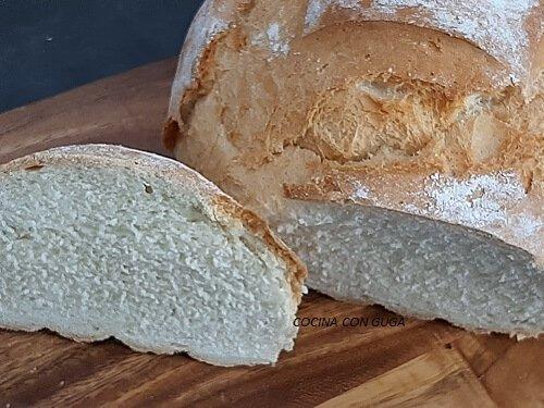 pan casero rapido rebanada