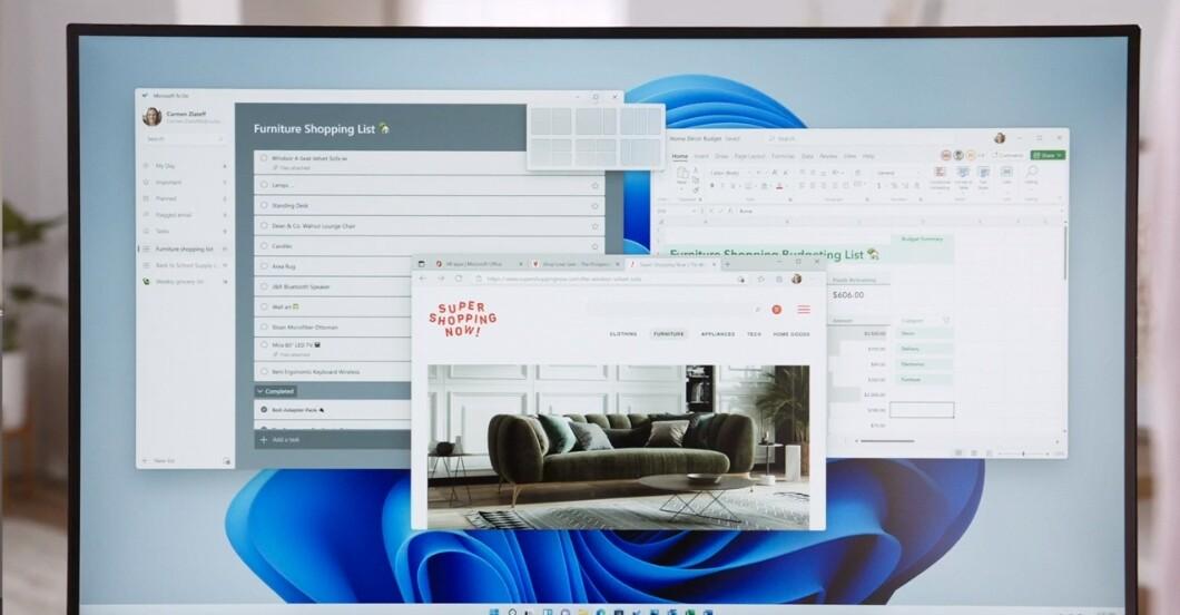 Snap Layouts, Snap Groups y más