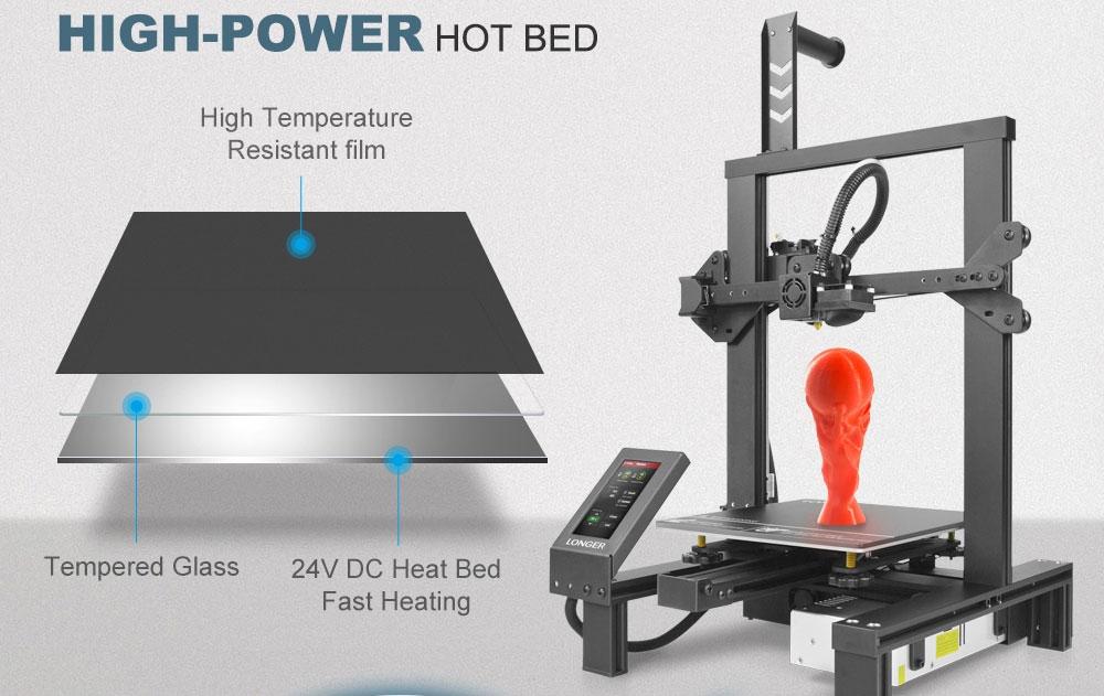 Longer LK4 Pro - Cama caliente