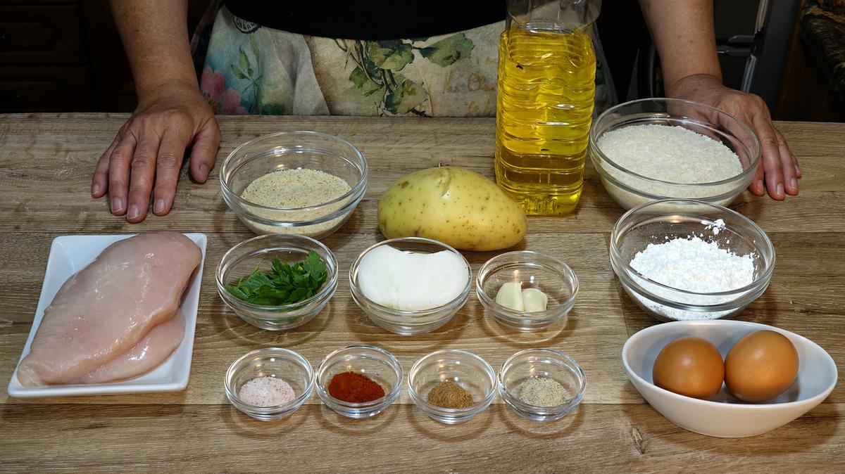 AROS DE POLLO Y PATATA (PAPA), TIERNOS POR DENTRO - Foto 1