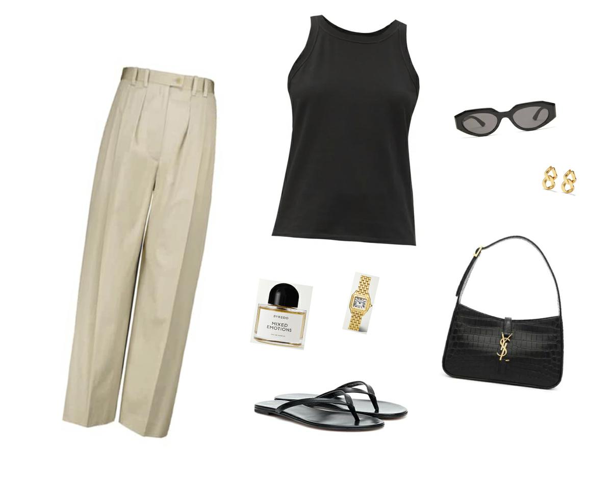 Trini | The Row pants Gianvito Rossi sandals