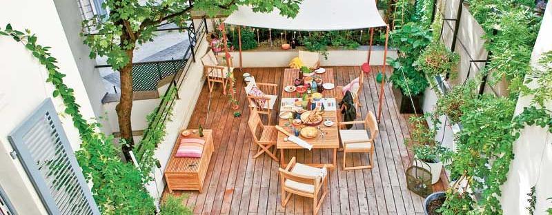 terraza 30 metros cuadrados