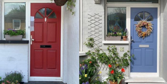 como pintar puerta madera exterior