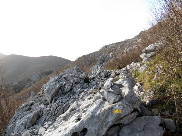 Atentos a la pintura tampoco es muy difícil seguir la senda