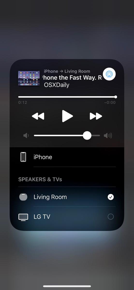 Cómo transmitir el audio de YouTube por AirPlay en el HomePod