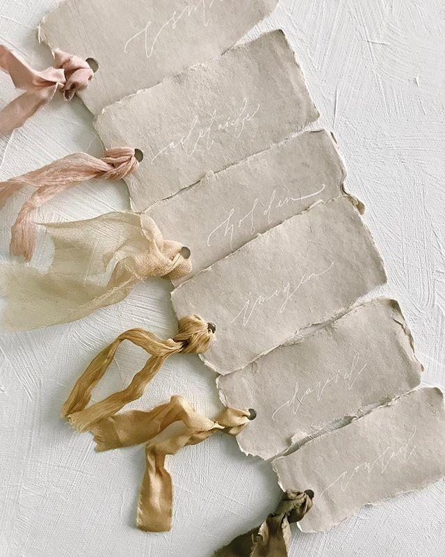 Etiquetas para la mesa