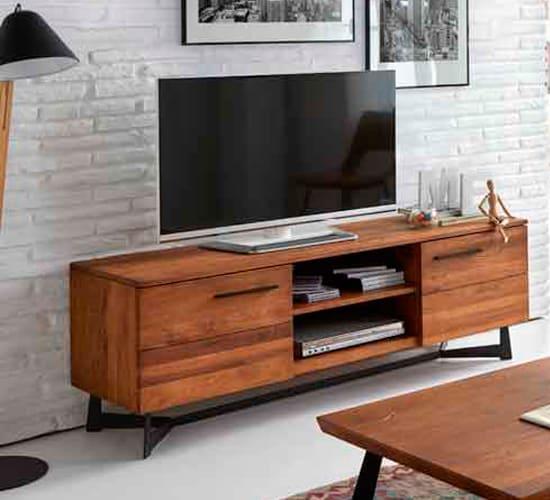 mueble tv madera
