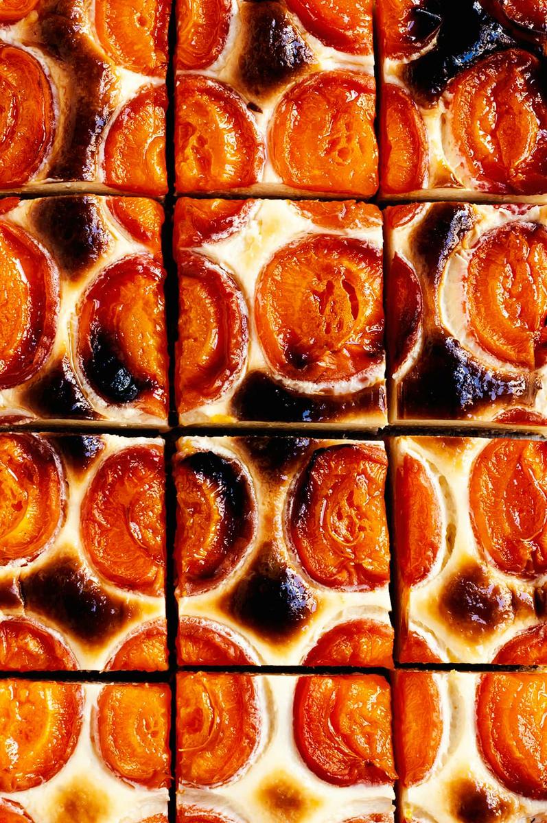 Como hacer Pastel de queso con albaricoques