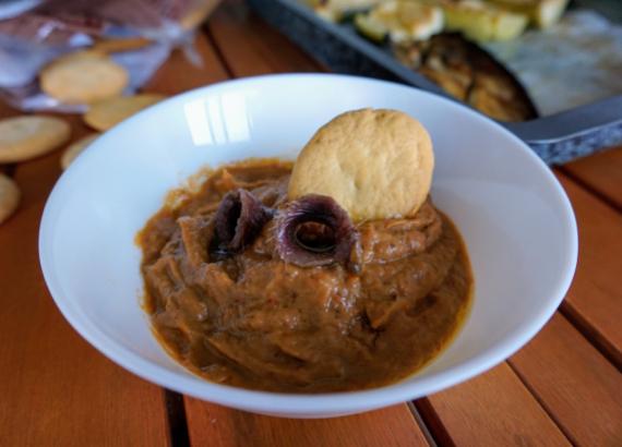 Receta de hummus de escalivada, fácil y saludable