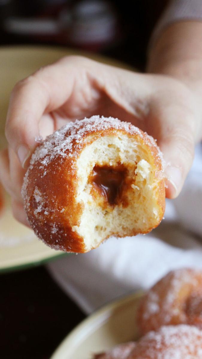 berlinesas bolas de fraile rellenas donuts