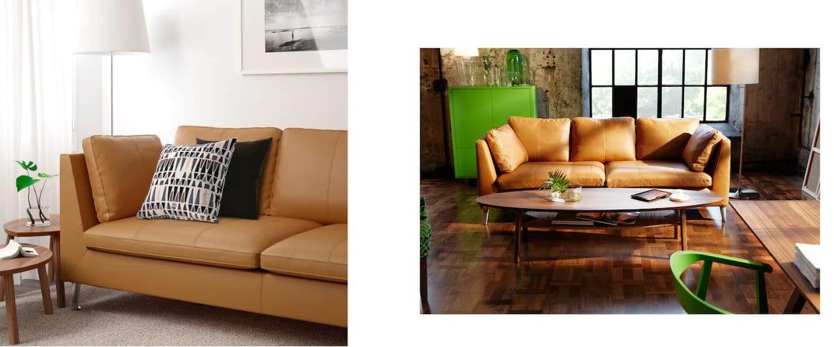 Sofá de piel Stockholm