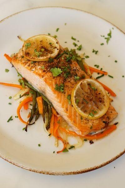 Salmón al horno