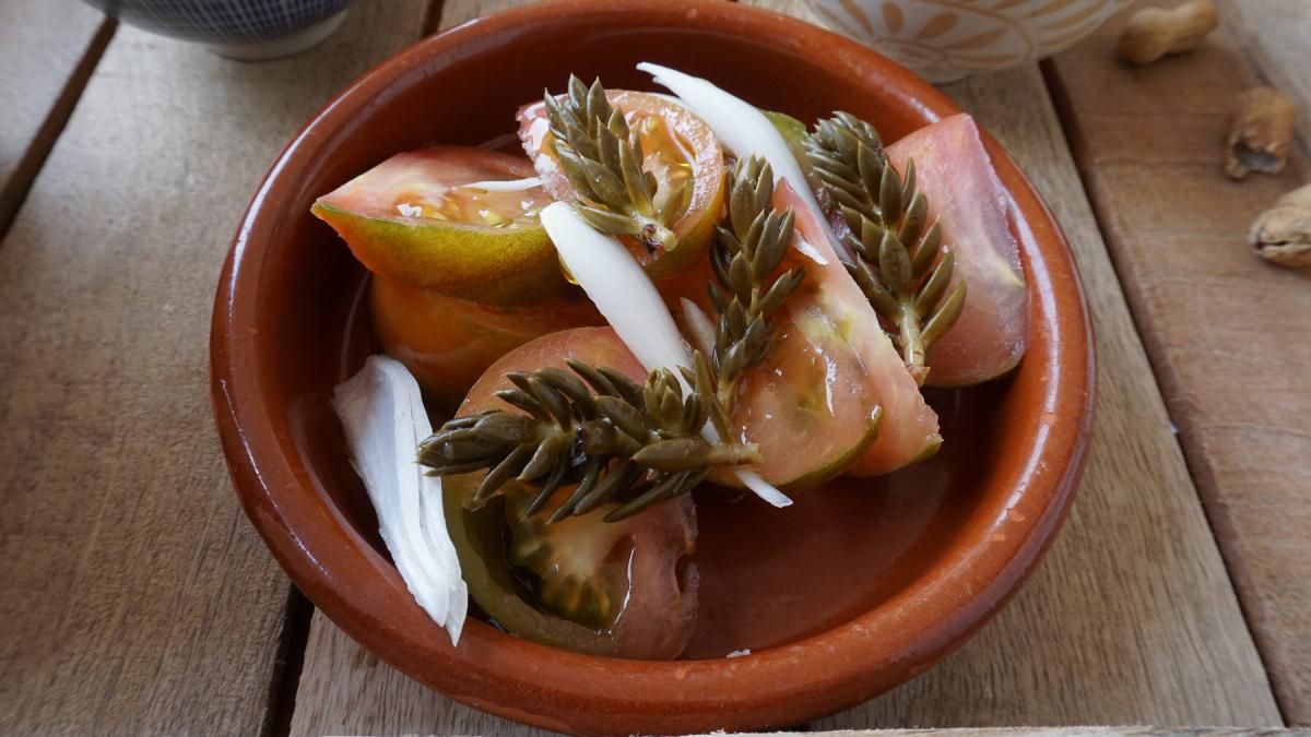 Raïmet de pastor en salmorra, la picaeta Alcoyana
