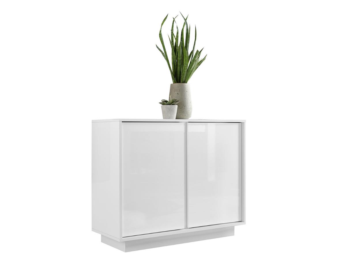 Buffet 2 Puertas Lux Lacado Blanco 92x43x79cm