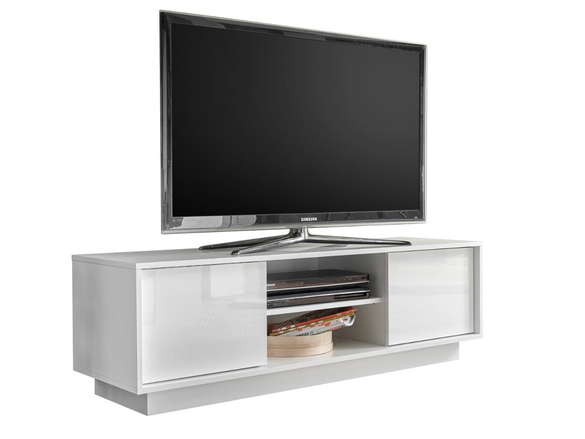 Mueble de TV Lux Lacado Blanco 138x44x43cm