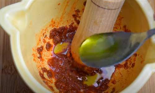 salsa para el aliño de zanahorias al estilo andaluz