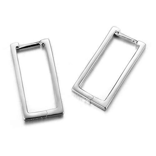 ♥ Regalo para ti♥ Springlight Pendientes de plata de ley S925 simples...