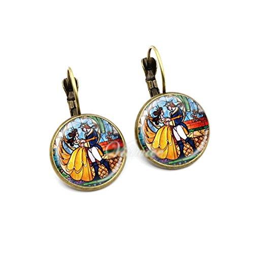 Caringa – Pendientes redondos – Redondos – 1.95 – La bella y la...