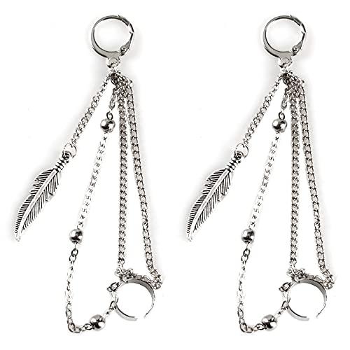 Gótico Perhk Kpop BTS Bangtan Boys V Pendientes Moda coreana Accesorios de...