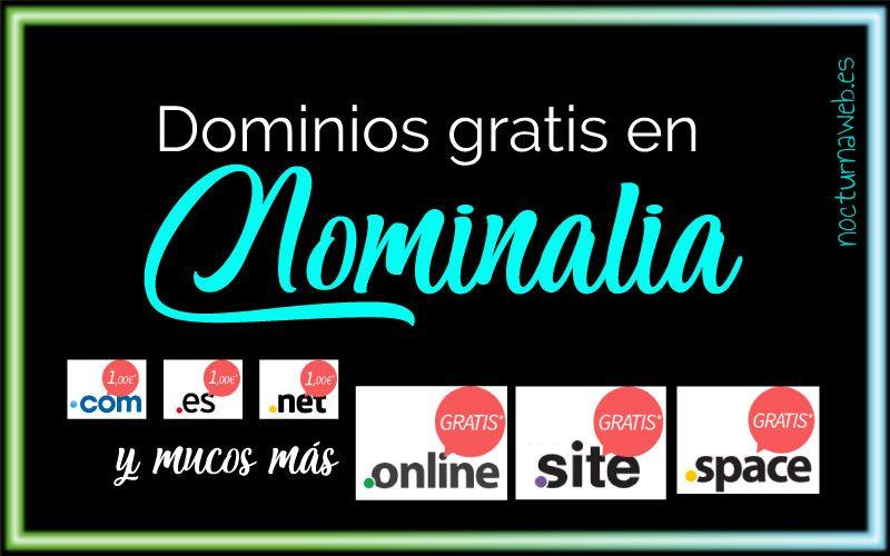 imagen con texto neón de: nuevos dominios en nominalia