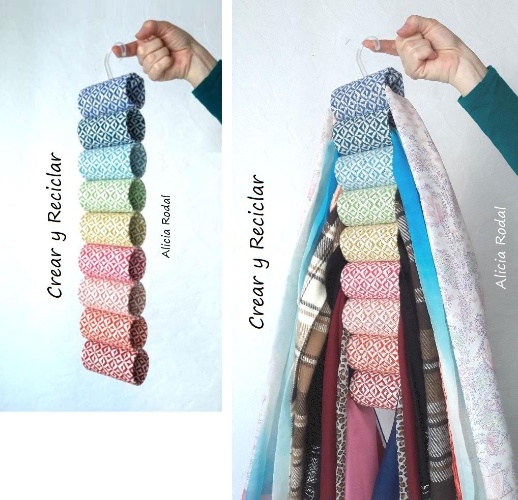 En este tutorial puedes ver como hacer un organizador vertical o Gancho, Colgador o Percha para tener tu ropa bien organizada y a mano. Diy.