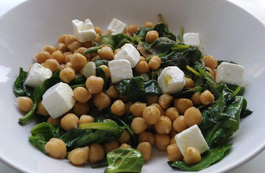 crema fría de alubias blancas