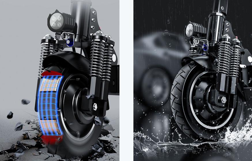 Janobike T10 - Suspensión