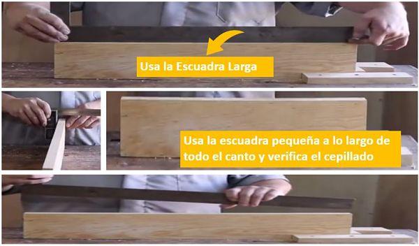 Recomendaciones a la hora de cantear, uso de las escuadras