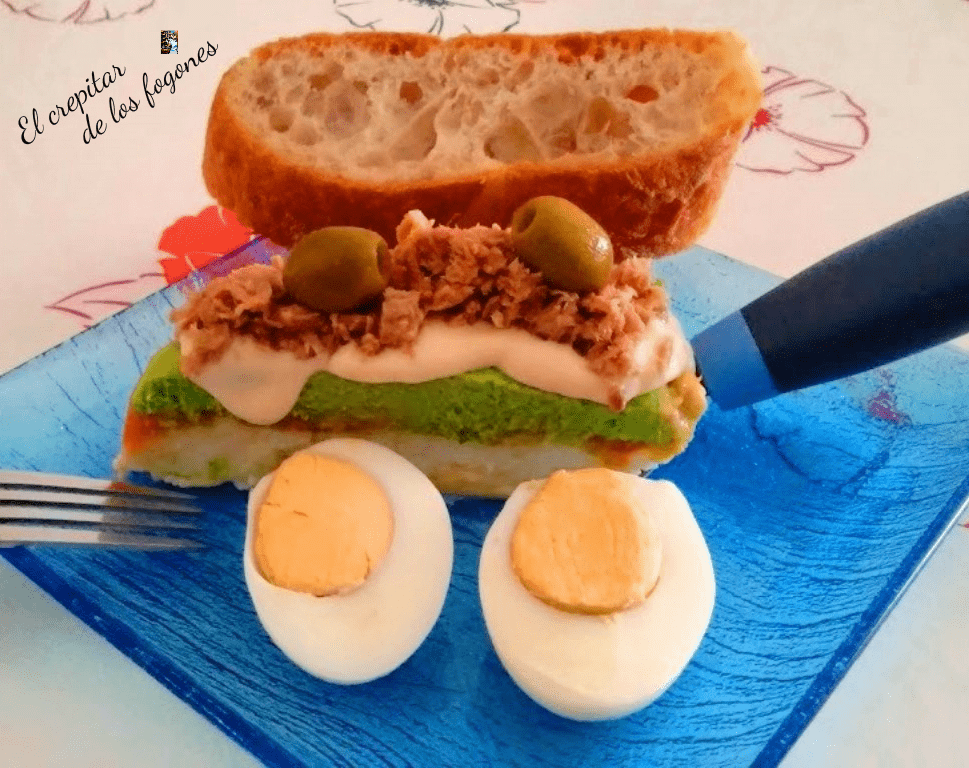 pastel de ensaladilla