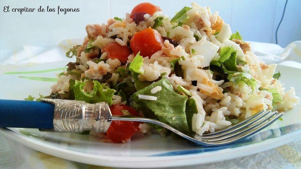 ensalada de canónigos