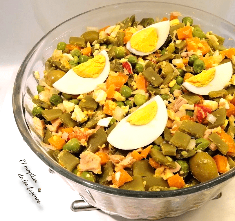 menestra fría de verduras