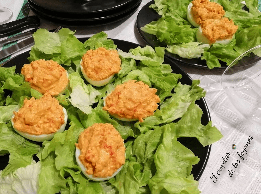 huevos rellenos con paté