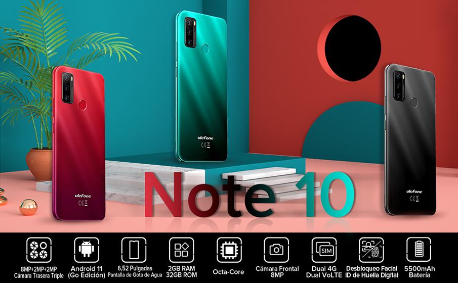 Características del Ulefone Note 10