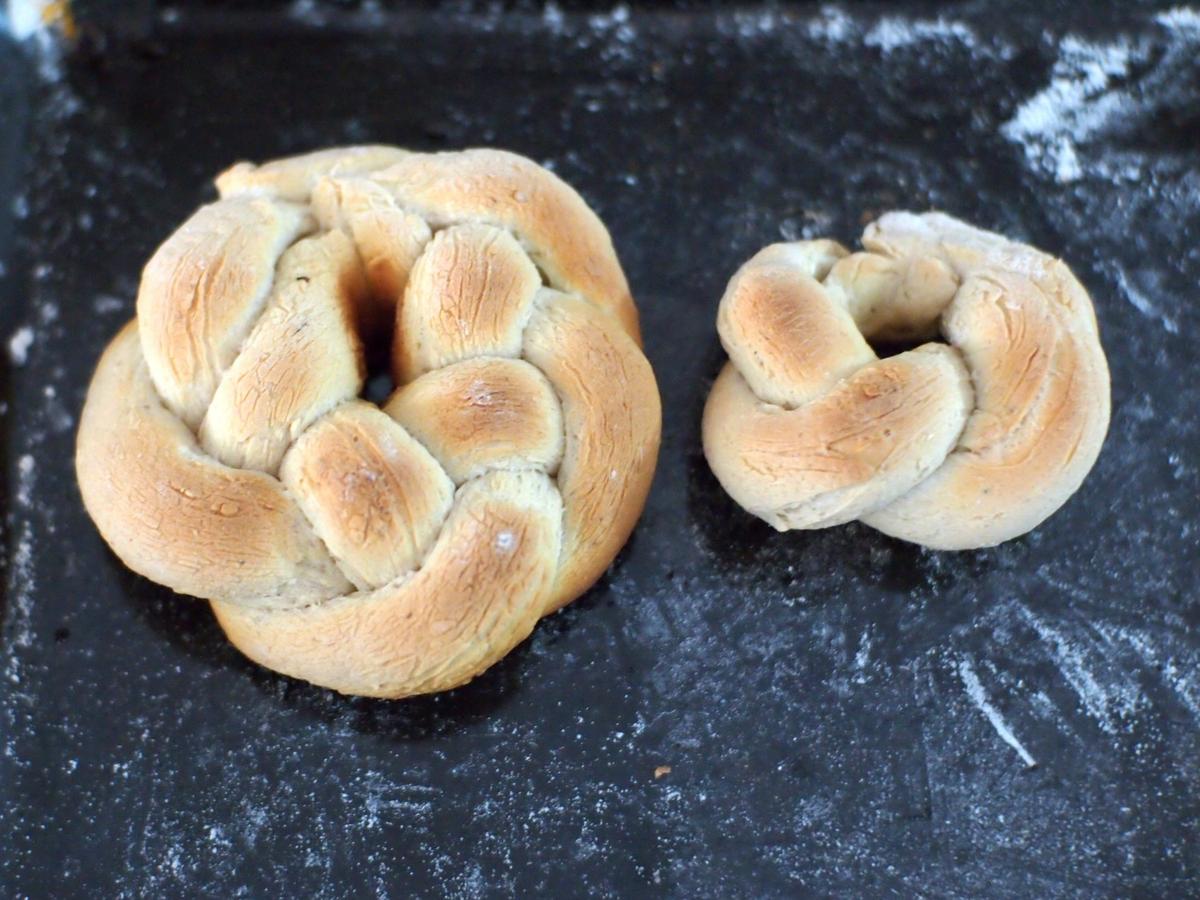 Panecillos tranzados para celerbar Lammas