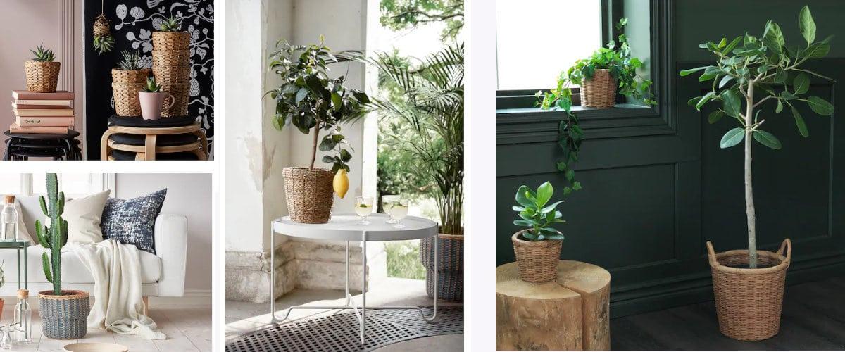 Maceteros en materiales naturales, toda una tendencia