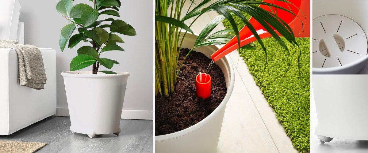 Maceta de autorriego