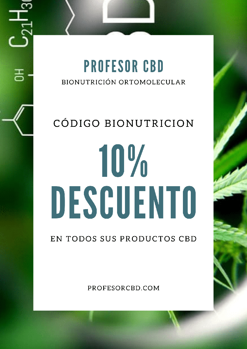 10% Descuento Profesor CBD con Bionutrición Ortomolecular