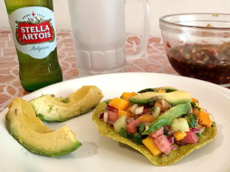Como hacer un ceviche de atún con mango