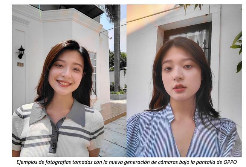 Cámaras bajo pantalla de Oppo