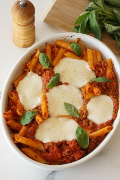 Macarrones Boloñesa