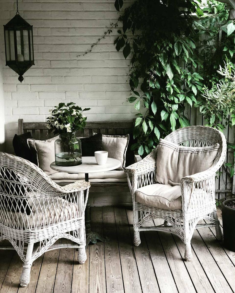 Decoración con un estilo nórdico vintage.