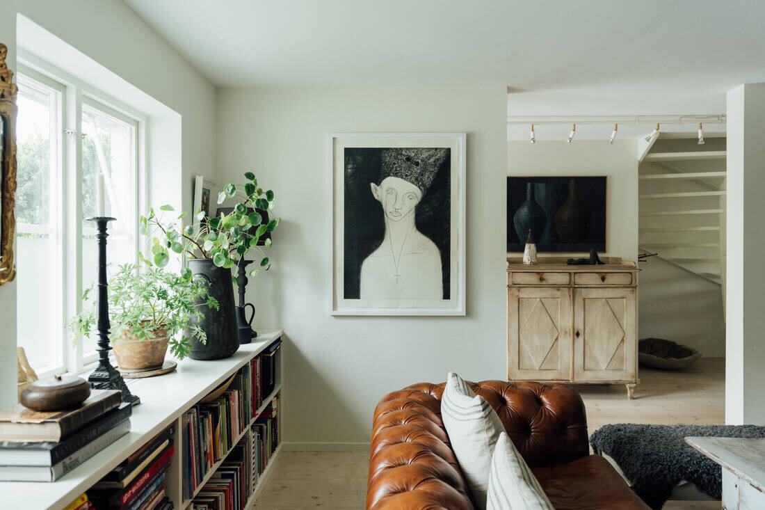 Decoración con un estilo nórdico vintage.