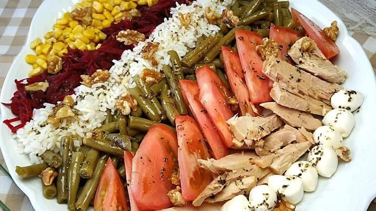 Ensalada de judias verdes y bonito