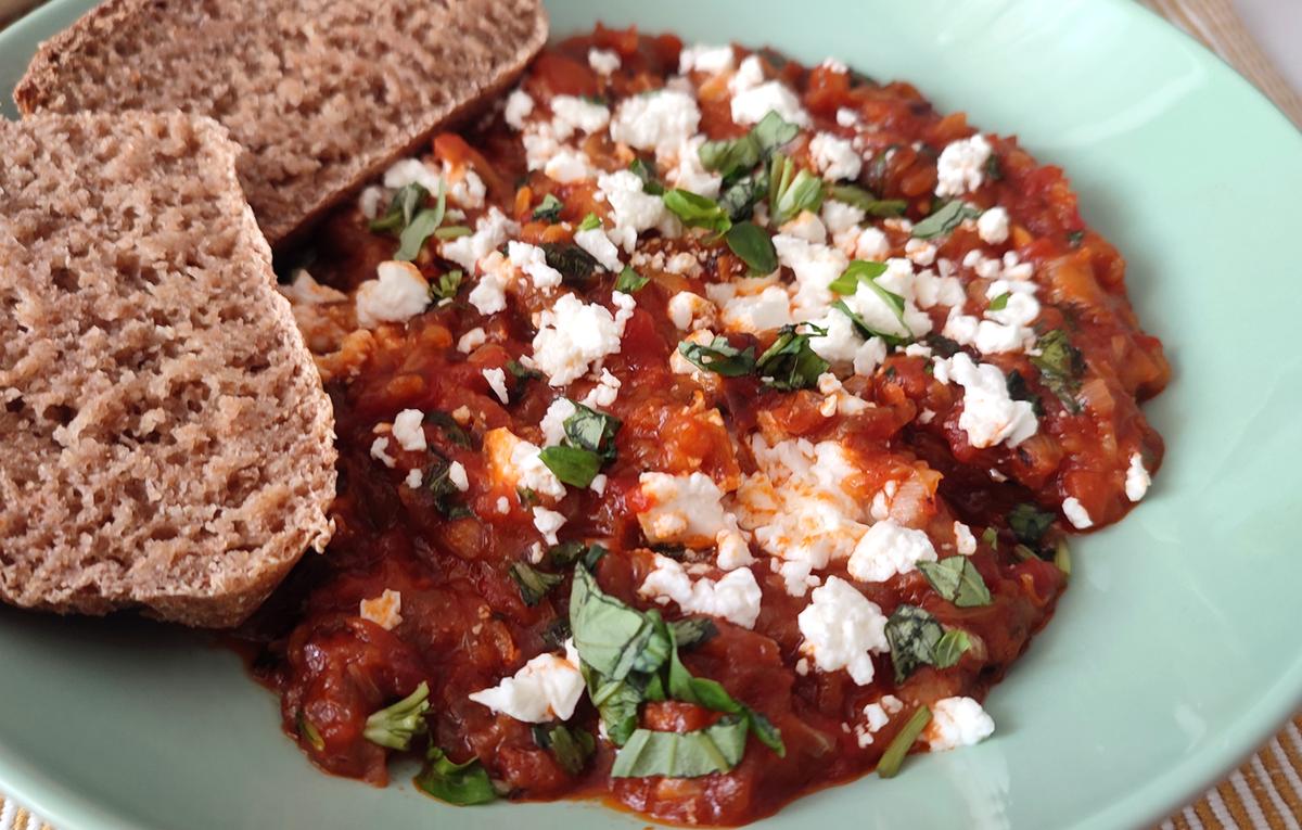 berenjena asada con queso feta 2