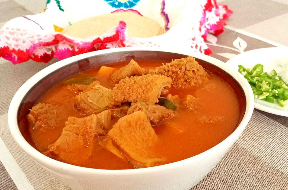 Como hacer pancita de res en olla express