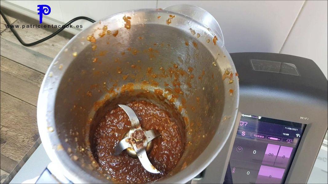mermelada de tomate sin azúcar en mycook touch